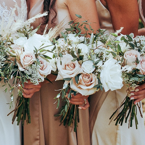 Oceanfront Vista Wedding Bridesmaid Bouquet